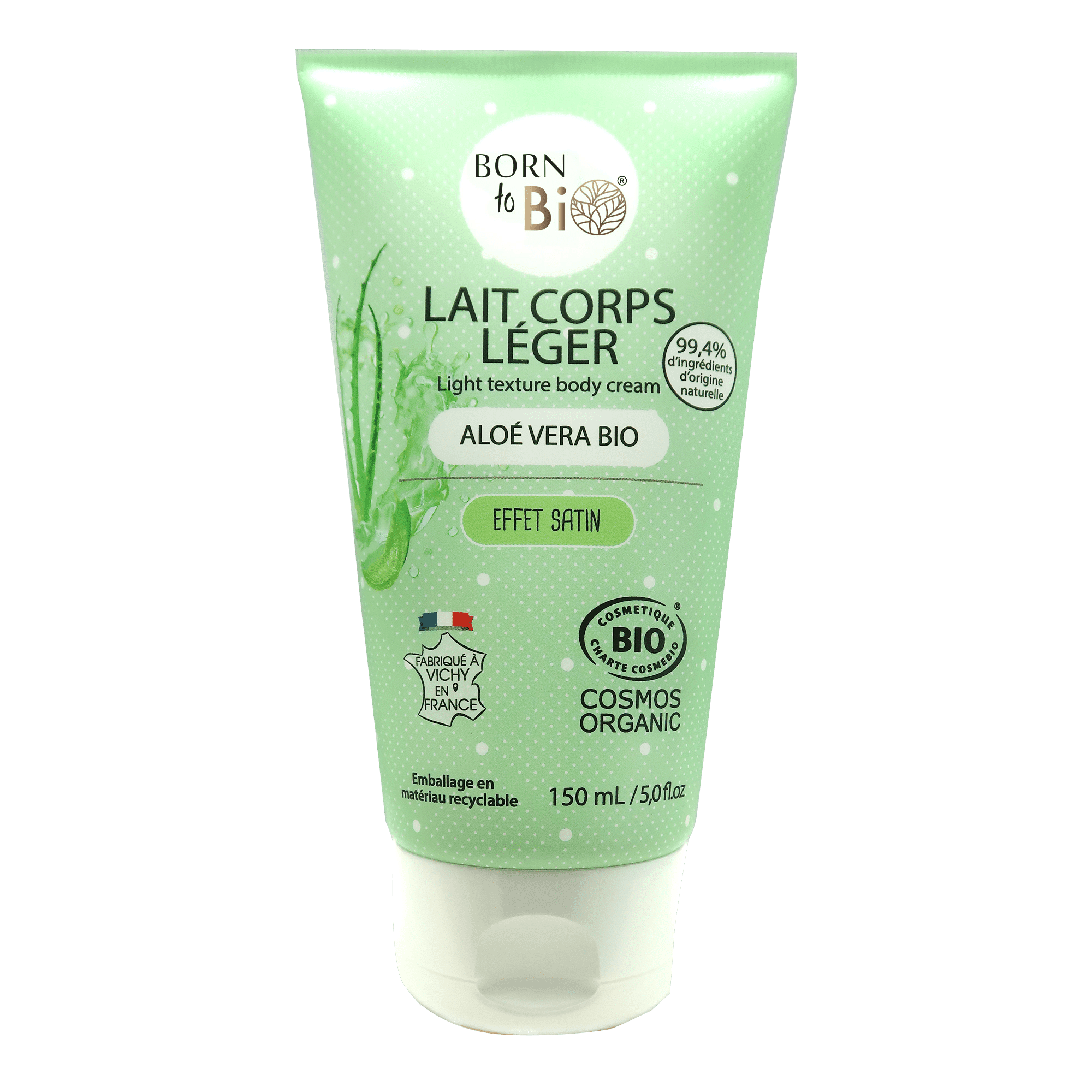 Lait Corps Léger Aloé Vera - Certifié Bio-0